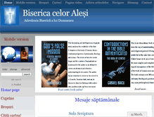 Tablet Screenshot of bisericaceloralesi.com